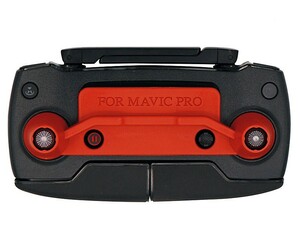 空撮 ドローン DJI MAVIC PRO 用 リモコン用 コントローラー+モニター保護カバー ホルダー#レッド