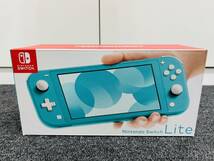 C7271 1円～ 新品 未開封 Nintendo Switch Lite 任天堂 スイッチ ライト ターコイズ HDH-001 ゲーム機_画像1