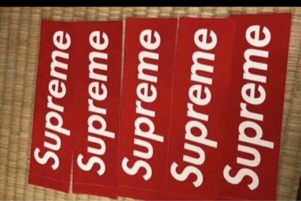  supreme ステッカー　BOX LOGO 5枚