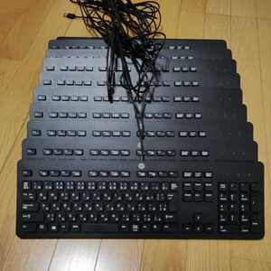 HP USBスリムキーボード 10個セット Model:KU-1469 PN:803181-291 未使用