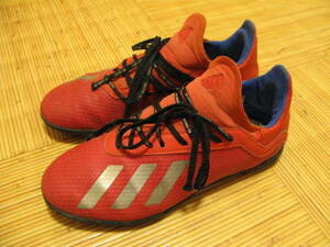 【Used】adidas（アディダス）赤×黒：トレーニングシューズ：21.0cm