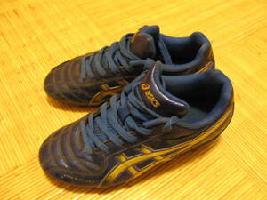 【Used】asics（アシックス）DS-LIGHT（メタ紺×金）：スパイクシューズ：20.0cm