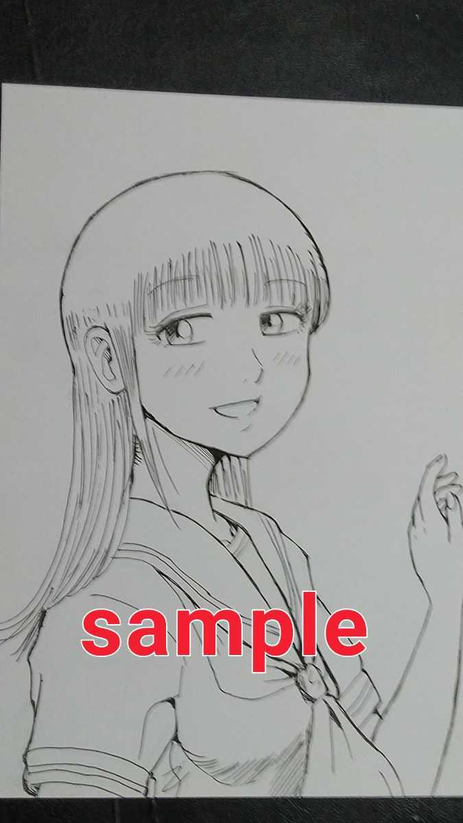 Hand drawn illustration sailor beauty, comics, anime goods, hand drawn illustration