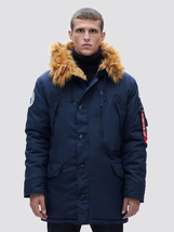 アルファインダストリー ALPHA INDUSTRIES N-3B ALPINE PARKA REPLICA BLUE Lサイズ メンズ ジャケット ミリタリー almjn49503c1rbll_画像2