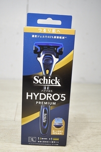 未使用■Schick シック ハイドロ5　プレミアム　本体ホルダー 替刃 【HPM5-210】5枚刃　髭剃り HYDRO5 PREMIUM