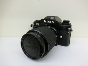 ニコン Nikon カメラ FA トキナー90mmレンズ付 中古 ジャンク G1-44◎