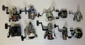 DAIWA ダイワ スピニングリール ベイトリール タイコリール 他 10個まとめて 釣竿 釣具 釣り竿 磯釣り