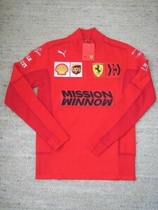 *2021 latter term ~ Ferrari F1 team supplied goods Driver for Evo knitted sweater MISSION WINNOW after half war New spo nsa-S size 