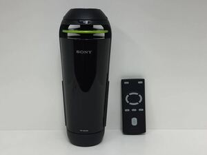 【ジャンク品】SONY ソニー ウォークマン用ドックスピーカー RDP-NWV500 ブラック リモコン付き 動作未確認