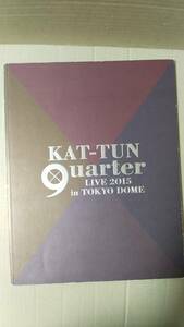 書籍/ジャニーズ、アイドル、グッズ　KAT-TUN 9uarter LIVE 2015 in TOKYO DOME パンフレット　中古