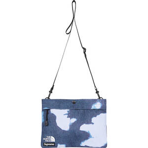 【新品未開封】Supreme The North Face Bleached Denim Print Shoulder Bag Indigo 正規品付属品完備 ショルダーバッグサコッシュboxlogo