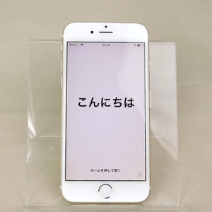 【中古】au iphone6 64GB NG4J2J/A ゴールド 初期化済 判定〇