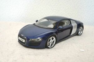 京商 アウディ R8 1/18 ミニカー AUDI 紺