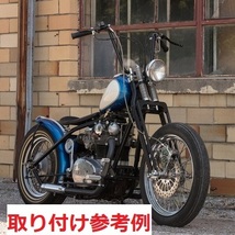 XS650に対応します！XS650用スプリンガー フォークキット ボルトオンで装着可能！ スプリンガー フロントフォーク メッキ クローム_画像4