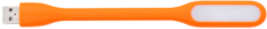 オレンジ■ポータブルLEDライト USB接続 デスクライト 懐中電灯 明るい 省エネ 屋外 屋内 小さい フレキシブルタイプ 角度自由