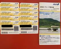 【送料無料】ANA 全日空 全日本空輸 株主優待券 10枚 （有効期限2022年11月30日） + グループ優待冊子 1冊 （有効期限2022年5月31日）_画像1