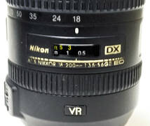 ● NIKON Fマウントレンズ：NIKON AF-S DX NIKKOR 18-200mm F3.5-5.6G ED VRⅡ・完動良品（収納袋ポーチ付き）_画像6