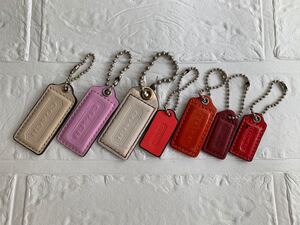 COACH コーチ バッグチャーム ストラップ チャーム コーチキーリング 7個まとめセット