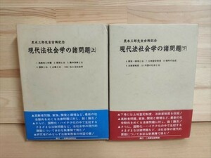 即決【ゆうパック60サイズでのみ対応】現代法社会学の諸問題　上下巻　2冊定価計24000円　平成4年発行