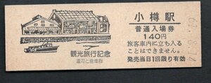 観光旅行（小樽駅１４０円）運河と倉庫群
