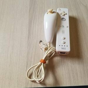 ●wii リモコン　ヌンチャク (シロ) 　　同梱可能●