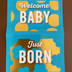 welcome baby & just born カード 非売品