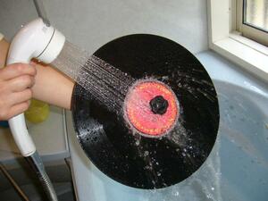 激安　これでアナログレコードが水洗いできます レーベルカバー　洗浄