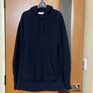  popular regular price 7 ten thousand jpy [UMIT BENAN] oversize wool cashmere f-tedo knitted Parker umitobe naan f-ti