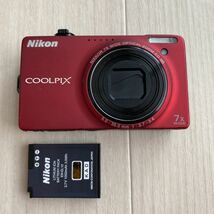 Nikon COOLPIX S6000 ニコン クールピクス デジタルカメラ デジカメ D1224_画像1