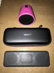 Anker SoundCore 2 純正ケース付きとTDK Bluetoothスピーカー 