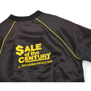 レア 80s usa vintage NBC Sale of the Century サテン スタジャン ジャケット アメリカ 企業 TV番組 size.XL