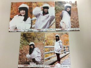 NGT48 team NⅢ 對馬優菜子 生写真 新潟ロケ生写真 team NⅢ ver. 新潟県内山径 5枚セット 匿名配送対応 O029