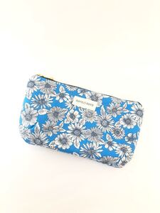 ハンドメイド☆花柄 ポーチ 化粧ポーチ