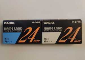 【未開封・未使用】NAME LAND ネームランドテープ24㎜ 2色セット