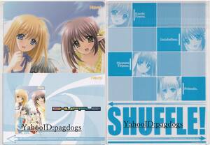 ■新品未開封/西又葵鈴平ひろ/コミケ66/2004年■SHUFFLE! シャッフル 台紙 下敷き付き テレカ(芙蓉楓 シア 麻弓 プリムラ)/103JOKERTYPE