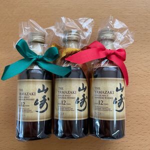 シングルモルトウイスキー 山崎 12年 50mlびん 3本 SUNTORY サントリー