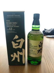 白州12年 SUNTORY シングルモルトウイスキー 箱付き サントリー