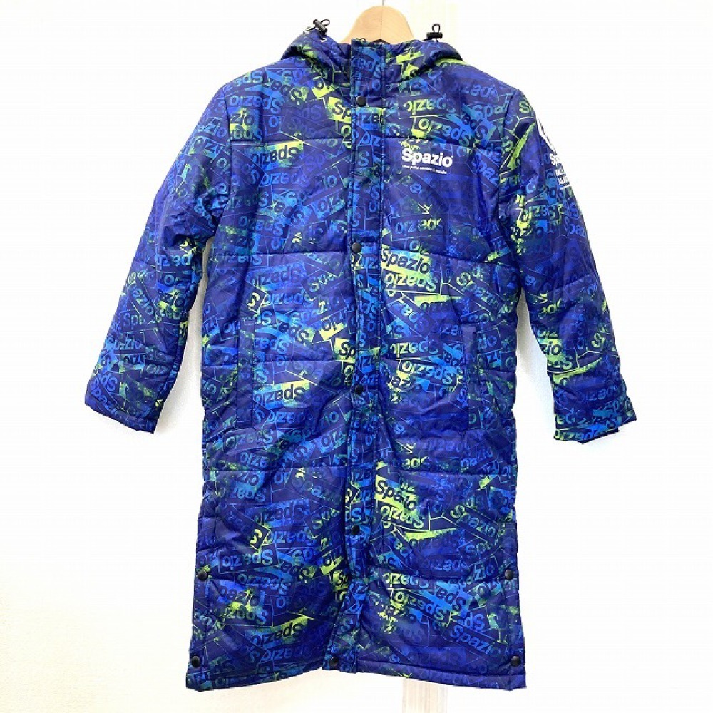 【中古】 【新品】Spazio ベンチコート 140センチ ネイビー 中綿 - コート