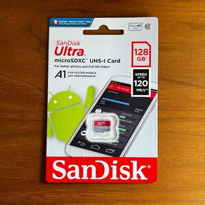 SanDisk Ultra microSDXC UHS-I メモリーカード 128GB SDSQUA4-128G-GN6MN 1枚
