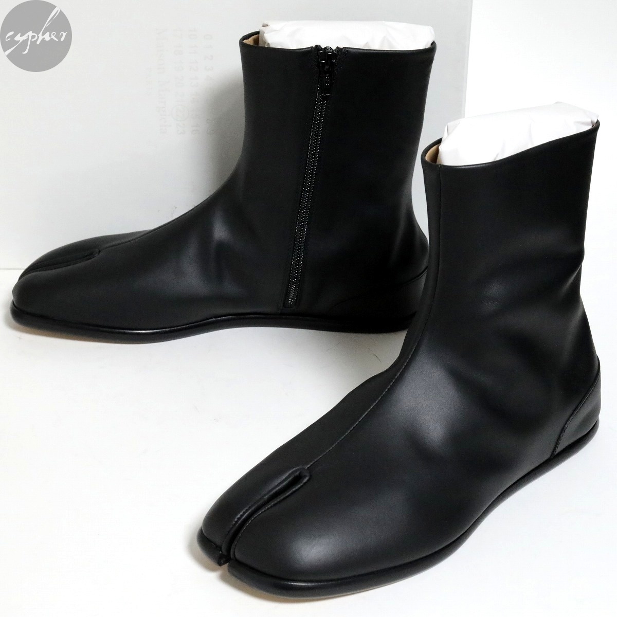 ヤフオク! -「maison margiela(メゾン マルジェラ)tabi leather ブーツ 