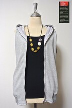 【SALE】◎美品！DOUBLE STANDARD CLOTHING【ダブルスタンダードクロージング】フード付きベスト♪定価12,000円+税 MADE IN JAPAN(日本製)_画像2