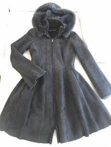  бесплатная доставка Emporio Armani мутоновое пальто серый Armani 