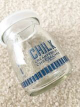 CHILK のぼりべつとろーりプリン プリンカップ 容器 空き瓶 4個セット ガラス容器 レトロ_画像4