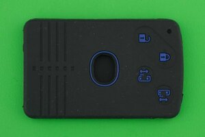  Mazda (MAZDA)*4 button * card type advanced key ( smart key ) for silicon cover case ** black color (. blue )