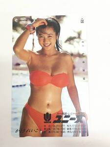 【2386-3】未使用 かとうれいこ ハイレグ ユニーズ テレカの商品画像