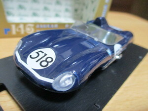  Blum 1/43 [ Jaguar D type ] navy blue * postage 400 jpy ( letter pack post service shipping )