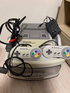 Nintendo スーパーファミコン ジャンク品 ステーションラック付き