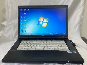 A315 Fujitsu 富士通 LIFEBOOK A561/D cpu B710 Win7 pro メモリ4GB FMVNA5SE ノートパソコン 中古 動作品 引き取り可 大阪