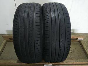 №9299 215/55R17 ヨコハマ ブルーアースA 夏タイヤ 溝有り良品 中古売切り2本SET 法人向け送料安