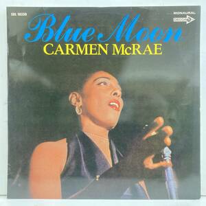 ●00即決VOCAL LP CARMEN MCRAE blue moon カーメン・マクレー sdl10330 帯無し DG MONO JPN初版 